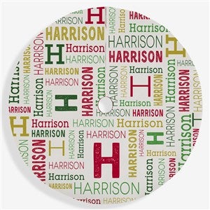 Repeating Name Personalized Christmas Tree Skirt - 24577