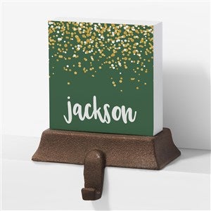 Sparkling Name Personalized Stocking Holder - 24579