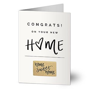 Home Sweet Home Congrats Greeting Card - 24585