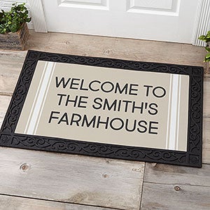 Farmhouse Expressions Personalized Medium Doormat- 20x35 - 24755-M
