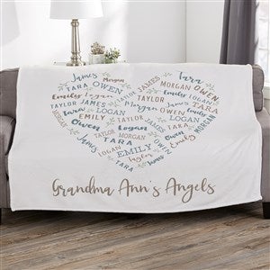 Farmhouse Heart Personalized 50x60 Lightweight Fleece Blanket - 24760-LF