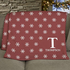 Holiday Icon Personalized 50x60 Fleece Blanket - 24789-F