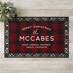 Woodsy Winterland Personalized Christmas Doormat - 20x35 - 24841-M