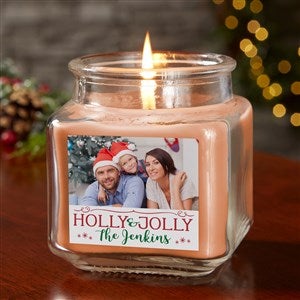 Holiday Phrases 10oz Walnut Coffee Scented Christmas Photo Candle - 24846-10WCC