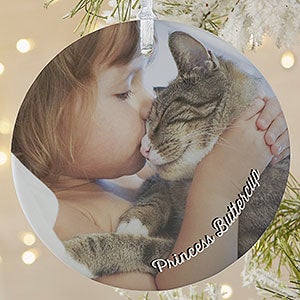 Pet Photo Memories Personalized Ornament- 3.75 Matte - 1 Sided - 24916-1L