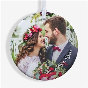 Wedding Photo Memories Personalized Ornament- 2.85 Glossy - 1 Sided - 24917-1S