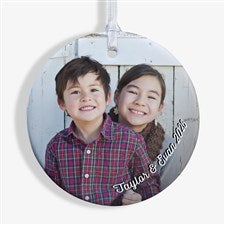 The Kids Photo Memories Personalized Ornament- 2.85 Glossy - 1 Sided - 24919-1S