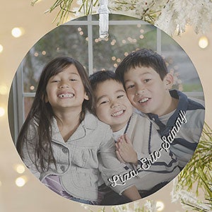The Kids Photo Memories Personalized Ornament- 3.75 Matte - 1 Sided - 24919-1L