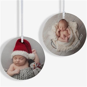 Baby Photo MemoriesPersonalized Ornament- 3.75 Matte - 2 Sided - 24920-2L
