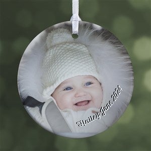 Baby Photo Memories Personalized Ornament - 1 Sided Glossy - 24920-1S