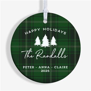 Woodsy Winterland Personalized Ornament - 1 Sided Glossy - 24925-1S