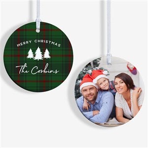 Woodsy Winterland Personalized Ornament - 2 Sided Glossy - 24925-2S
