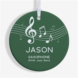 Music Personalized Ornament - 1 Sided Glossy - 24934-1S