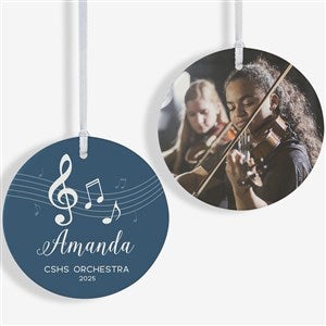 Music Personalized Ornament - 2 Sided Matte - 24934-2L