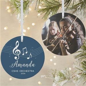 Music Personalized Ornament - 2 Sided Matte - 24934-2L