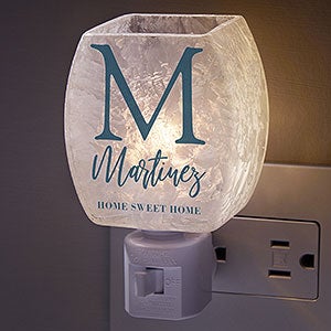 Family Initial Personalized Frosted Night Light - 24952