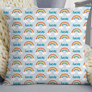 Rainbow Baby Personalized 18-inch Velvet Keepsake Pillow - 24965-LV