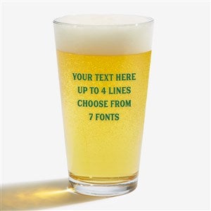 Write Your Own Custom Printed 16oz. Pint Glass - 24997-PG