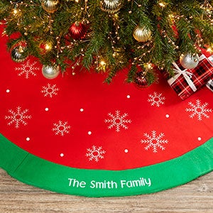 Winter Fun Personalized Christmas Tree Skirt - 25054