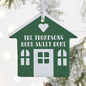 Nordic Noel Personalized House Ornament - 1 Sided Glossy - 25082-1