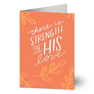 Strength In His Love Encouragement Greeting Card - 25088