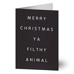 Merry Christmas Holiday Greeting Card - 25161