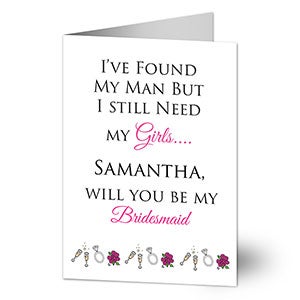 Will You Be Bridesmaid Greeting Card by philoSophies® - 25200