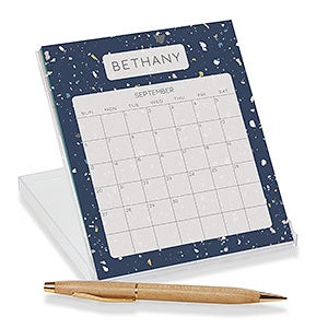 Terrazzo Personalized Desk Calendar - 25230