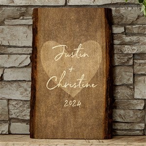 Our Love Personalized Basswood Plank - 25239