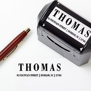 Bold Style Personalized Address Stamp - 25260