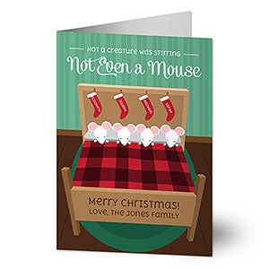 Not Even A Mouse Holiday Card - 25291