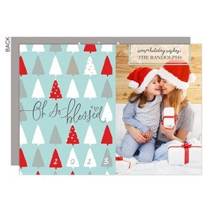 Oh So Blessed Trees Christmas Card - 25304
