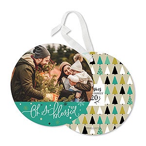 Oh So Blessed Custom Photo Ornament Christmas Cards - 25311 Oh So Blessed Custom Photo Ornament Christmas Cards - 25311