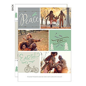 Peace on Earth Holiday Photo Card - 25321-3