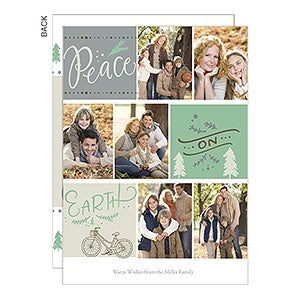 Peace on Earth Holiday Photo Card - 6 Photo - 25321-6