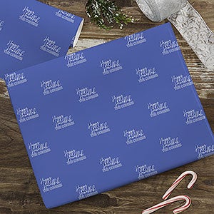 Hanukkah Personalized Wrapping Paper Roll - 25341