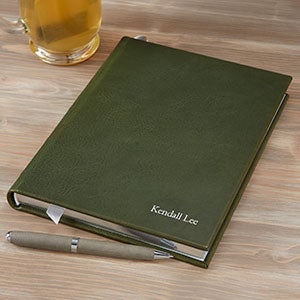 Premium Debossed Leather Journal - 7