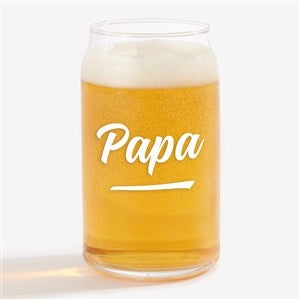 Established Custom Printed 16oz. Beer Can Glass - 25390-B