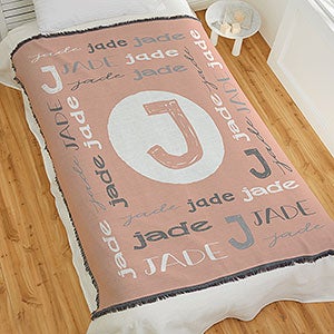Youthful Name Personalized 56x60 Woven Throw - 25421-A