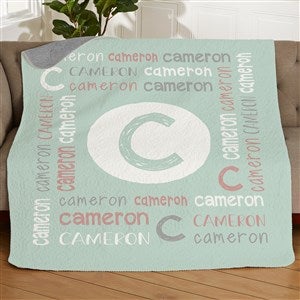 Youthful Name Personalized 50x60 Quilted Blanket - 25421-Q