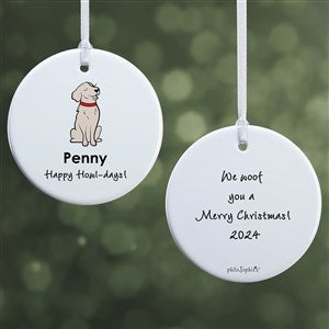Golden Retriever philoSophies Personalized Ornament - 2 Sided Glossy - 25454-2