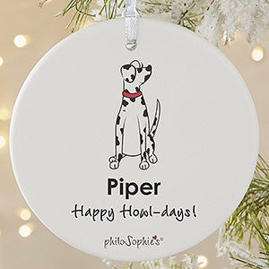 Dalmatian philoSophies Personalized Ornament - 1 Sided Matte - 25464-1L