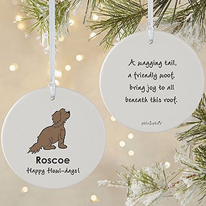 Newfoundland philoSophies Personalized Ornament - 2 Sided Matte - 25467-2L