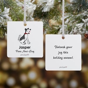Husky philoSophies Personalized Ornament - 2 Sided Metal - 25472-2M