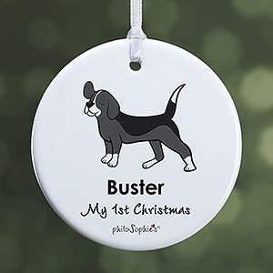 Beagle philoSophies® Personalized Ornament 2.85 Glossy - 1 Sided - 25474-1