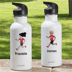 philoSophies® Cross Country Runner Personalized 20 oz. Water Bottle - 25553