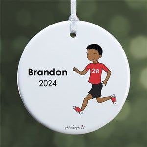 philoSophies® Cross Country Runner Personalized Ornament-2.85 Glossy - 1 Sided - 25560-1