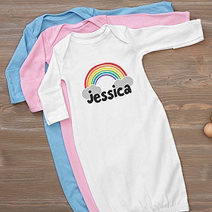 Rainbow Baby Personalized Baby Gown - 25582-G