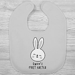 First Easter Bunny Personalized Baby Bib - 25586-B