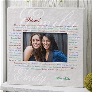 What Girlfriends Mean Personalized Picture Frame 4x6 Box - 2559-B